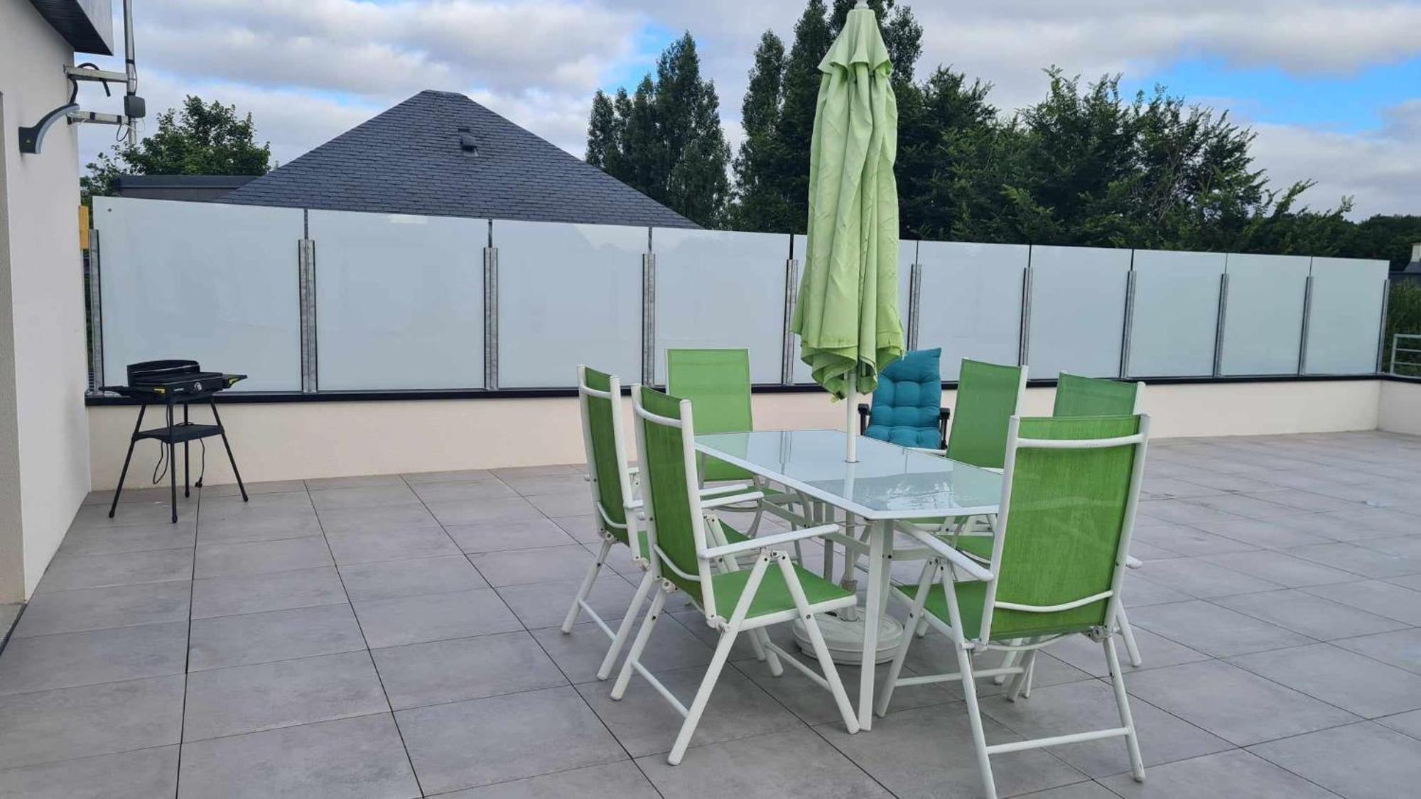 Location Saisonniere Pres De La Mer Avec Rooftop Riantec Extérieur photo